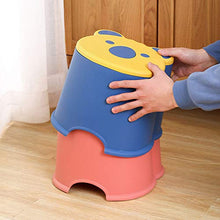 STKASE® Sgabello Antiscivolo Progettato Appositamente per I Bambini, con 2 Scalini, Sgabello da Pediera per Bambini, Sedile per Addestramento per WC, Sgabello per Bambini in Bagno,Rosa