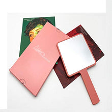 Specchio per vanità Portatile Portabicchiatori Portatile Specchio da Camera da Letto ad Alta Definizione Specchio Vanity Portable e più Adatto per Regali da Donna (Rosa)