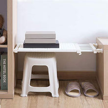 LouisaYork - Divisorio per mensole regolabile, per armadio, armadio, armadio, cucina, frigorifero, libreria, lunghezza 53-90 cm