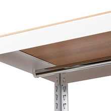 Baxton Studio Elton - Organizer per armadio, moderno e contemporaneo, con 3 ripiani, in metallo bianco