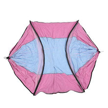 DAUERHAFT Zanzariera per Amaca da Campeggio con Sedia Amaca, per Viaggi in Campeggio all'aperto(Light Blue Powder)