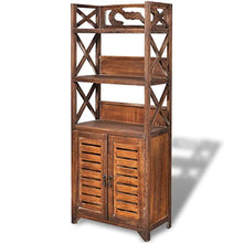 vidaXL Armadietto per Bagno Albuquerque in Legno Marrone Mobiletto Stoccaggio