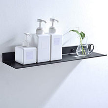 MSZQ - Mensola da bagno in alluminio resistente, per cucina e bagno, rettangolare, per bagno e cucina, 60 cm