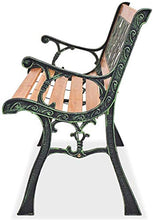 Banco da giardino da giardino terra terrazzato banco da banco da banco, in legno con panca modello rosa,Wood color