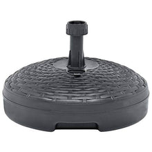 vidaXL Base Ombrellone Riempibile Sabbia/Acqua 20 L Marrone Plastica