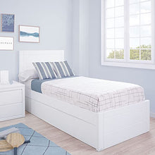 Letto estraibile Lineare, pediera bassa, letto 105 x 190 cm