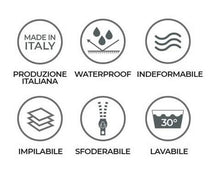 CUSCINI PER BANCALE IN LEGNO SET REFORMA LIME TESSUTO ECOPELLE IDROREPELLENTE SFODERABILE MIS.82 x 122 spessore cm.11 SCHIENALE 40 x 122 …