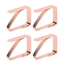 Clip per tovaglia da 4 pezzi 5 * 4 cm / 2 * 1,6 pollici per matrimonio