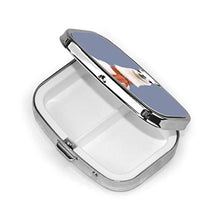 Scatola quadrata per pillole medicinali Llama moda pillola organizer viaggio pillola dispenser per vitamine integratori