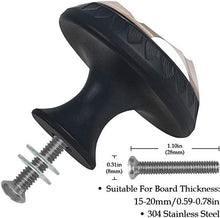 Stampe della zampa Pomelli per Porta Set di 4 Pomelli per Mobili Manopole per Cassetti Cucina Armadio Vetro