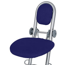 Ribelli Sgabello per Stirare Seduta Sedia da Stiro Regolabile in Altezza Blu