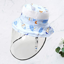 EXCEART Visiera di Sicurezza per Visiera per Bambini Visiera Protettiva Cappello a Pieno Facciale Cappello a Secchiello Esterno Anti-Spruzzo Anti-UV (Circonferenza 52Cm)