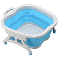 Idromassaggio Plantare, Pediluvio Pieghevole Pediluvio Pieghevole Termale Spa Benessere Leggero salvaspazio Pediluvio,Blue