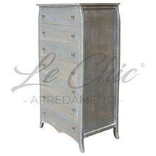 Shop Chic Cassettiera Vania in rovere massiccio finitura lavagna