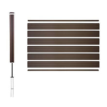 Mendler Pannello supplementare frangivento Basso Privacy Sarthe WPC 188cm Marrone