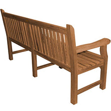 Teako Design Belluno - Panchina in legno massiccio di teak, larghezza 180 cm