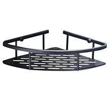 FQYYDD Treppiede da Bagno 1Pc Mensola da Bagno Rame Treppiede Nero Monostrato Ventilatore Cestello WC Rack.