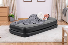 Bestway 67401 Airbed Tritech Bicolor Nero/Grigio Singolo Floccato Cm. 191X97X46