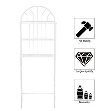 SOULONG Scaffale Bagno e WC, Scaffale da Bagno in Ferro, scaffale Salvaspazio 3 Ripiani con Mensole Organizer, Mobile sopra toilettes Scaffale Aperto per Bagno o Lavanderia, 176.5 * 62 * 33.5cm