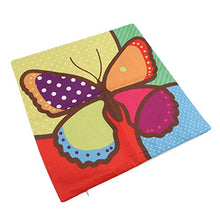 Weiy - Set di cuscini decorativi, motivo: fiori e uccelli, farfalle