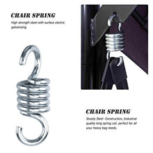 Gxhong Molla di Sospensione Gancio per Amaca Molla in Acciaio di Sicurezza per Appendere Sedia Sospese Amache Spring Altalene Soffitto Parete Fino a 250 kg 2 Pezzi