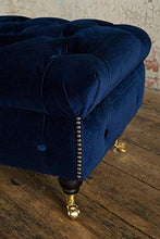 JVmoebel - Sgabello di lusso Chesterfield, seduta in tessuto relax, divano