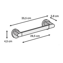 Serie Round - Portasalviette 33 Cm Metallo Crom