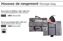 Lafuma Mobilier LFM2671 Borsa da Trasporto per Sedie a Sdraio, Grigio, 82x100x4 cm