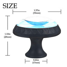 Lurnies Manopole per Armadio da Cucina Arcobaleno con Strisce di Colore comodini Moderni per comodini da scrivania (4 Pezzi) 3.5x2.8cm
