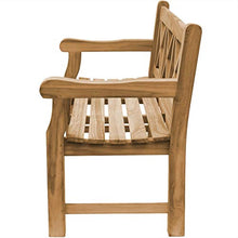 Panchina da giardino XXL in legno massiccio di teak