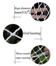 XXN Rete da Giardino,Dimensione Quadrata delle Maglie per Proteggere Piante Ortaggi Alberi da Frutta E Fiori Balcone Protezione per La Sicurezza delle Scale per Bambini Rete da Carico Antiscivolo