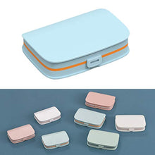 TOPBATHY - Portapillole con 6 scomparti per farmaci, organizer portatile per medicine e pillole per borsa, tasca per casa, viaggi all'aperto