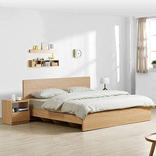 XUSHEN-HU comodino in legno, comodino retrò, comodino in legno, mobiletto laterale/finale/lampada da tavolo per casa, camera da letto, ufficio, comodini per dormitorio universitario