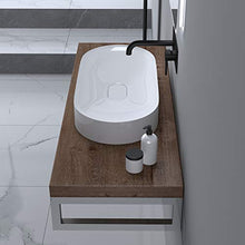 Mai & Mai Mensola Portalavabo 50cmx80cm, Mensola per Lavabi d'Appoggio Mensolone Sospeso per Lavabo