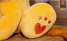 Yfkjh - Cuscino morbido con leone seduto e animale, per bambini, 40 cm, colore: Giallo