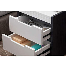 XiuHUa Comodino Semplice Moderno Nero Vernice Opaca Senza armadietto Mini Comodino della Camera da Letto Mobili da Camera da Letto