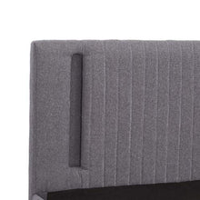 SKM Giroletto con LED Grigio Chiaro in Tessuto 160x200 cm (27.45kg)