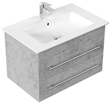 Mobile bagno con lavabo Villeroy & Boch Venticello 80cm grigio cemento