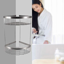 Tarente Multipurpose Doppio Strati di stoccaggio Angolo scaffale for scaffale Organizzatore da Bagno