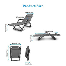 JFFFFWI Sedia Pieghevole Zero Gravity Sedia da Campeggio Sedia Sdraio Zero Gravity per Giardino, Sedia a Sdraio Pieghevole Reclinabili Pieghevoli Metallo Resistente Portatile Lettino reclinabile Mob