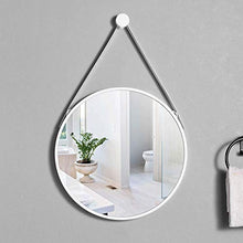 KOHLMO Specchio da Bagno Tondo Specchio per Il Trucco a Parete Specchio da Parete Bagno Camera da Letto Specchio di Vanità Telaio in Alluminio