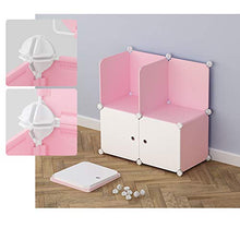ZWYSL Appendiabiti Portatile Plastica Cabina Armadio Componibile Facile da Assemblare Scaffali Componibili Armadio per Neonati E Bambini Camera da Letto (Size : 9 Cells)