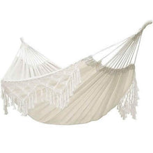 FFAN Amache, Amaca, Boho Grande Frangia Brasiliana macramè 2 Persone Doppia Amaca Deluxe Altalena Sedia a Rete Sedia sospesa per Interni altalene Amaca Confortevole