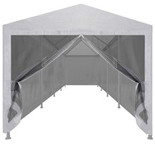 E E-NICES Tenda per Feste con 10 Pareti in Rete 12x3 m