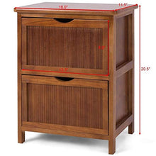 FEANG Comodino 2 cassetti Comodino Comodino in Legno Armadio Armadio tavolino tavolino Tavolo per Soggiorno Camera da Letto