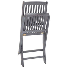 FAMIROSA Sedie da Giardino Pieghevoli 6pz con Cuscini in Massello Acacia-5434