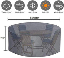 YULIAN Garden Mobili Copre Circa 230x110 cm, terrazza Copertura del Mobile Set Impermeabile, terrazza Nappe 420D Alta Prestazione terrazza terrazza terrazza, tavoli da Esterno e sedie Coper.