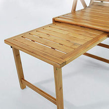Moolo Zero Sdraio Lettino Prendisole, bambù con Pedana Reclinabile Reclinabile Lettino Prendisole Giardino Esterno Sedia A Sdraio Sedia gravità (Size : Bamboo 4.5cm)