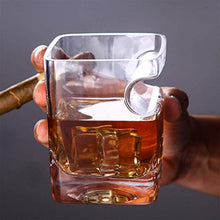 Hyddg - Bicchieri da whisky per sigari, realizzati a mano in vetro senza piombo, per bere bourbon