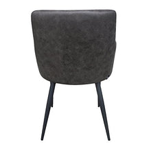 Damiware Rose Sedia con bracciolo | sala da pranzo Comfort Rivestimento in Tessuto (Stone)